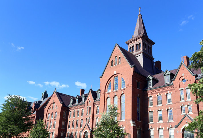 The Old Mill Building at the University of Vermont in Burlington (photo by   Katherine Welles, Shutterstock.com)